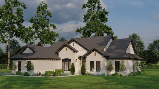 House Plan 5419 Papillon Villa, Tuscany Village House Plan