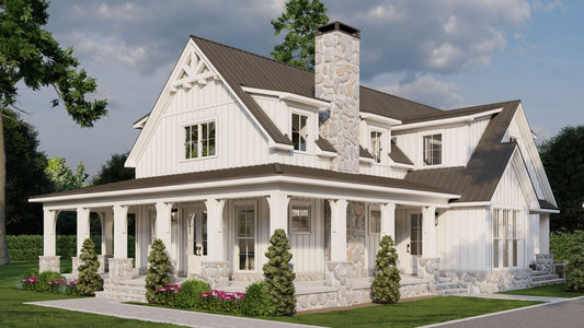 House Plan 5454 Top of the Rock Farms, Farmhouse Plan