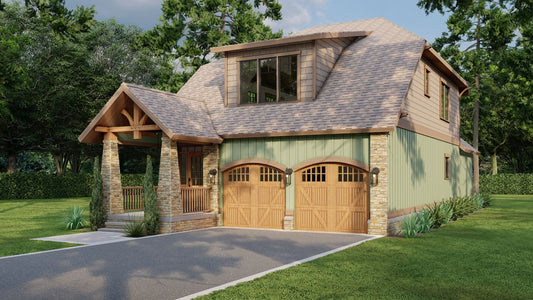 House Plan 1098 Frontier, American Woodlands House Plan