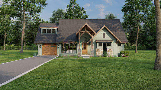 House Plan 1105 Ridge Runner, American Woodlands House Plan