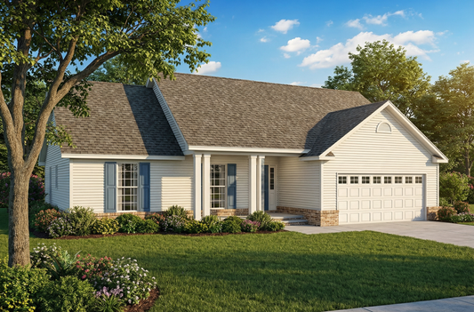 House Plan 113-1B Chestnut Lane, Affordable House Plan