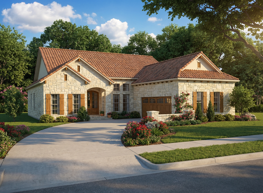 House Plan 1134 Vittoria, Tuscany Village House Plan