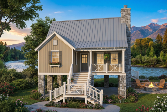 House Plan 1202 River View II, Riverbend House Plan