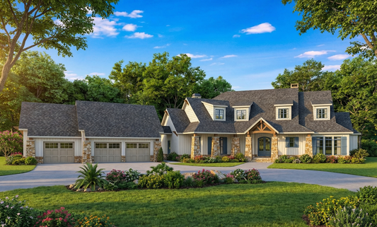 House Plan 1277 Sunset Ridge, Rustic House Plan