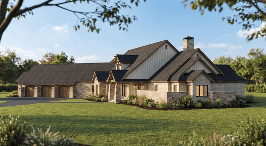 House Plan 1286 Southbend, Rustic House Plan