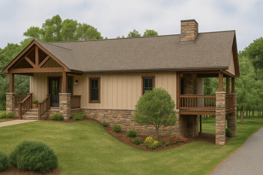 House Plan 1296 White River Overlook, Riverbend House Plan