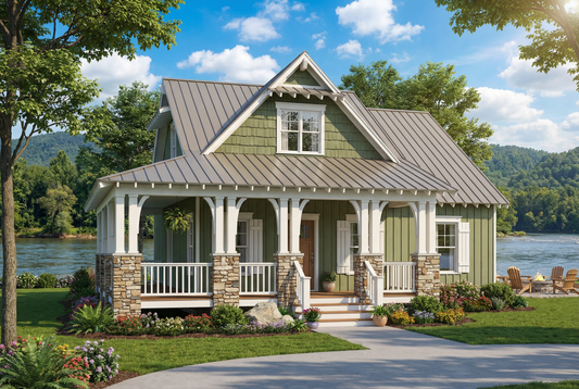 House Plan 1323 Crystal Falls, Riverbend House Plan