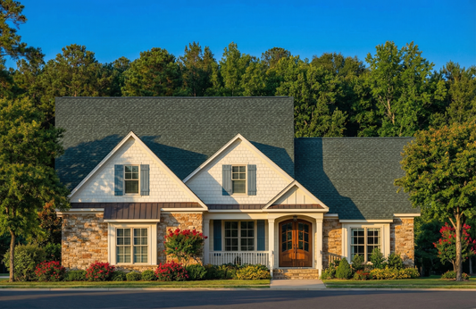 House Plan 1332 The Mayfield, Stone-And-Brick House Plan