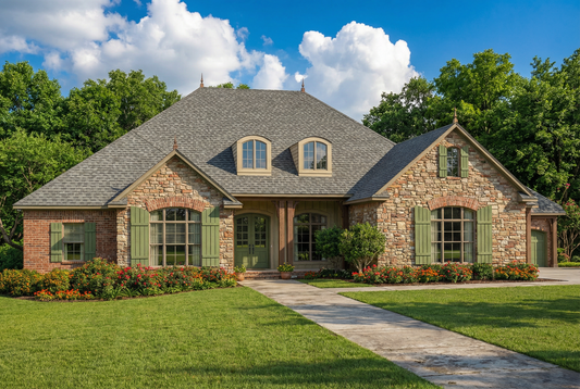 House Plan 1352 Juliette, European House Plan