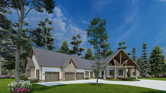 House Plan 1374 Mountain Retreat, Rustic House Plan