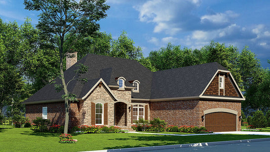 House Plan 1416 The Fontana, European House Plan