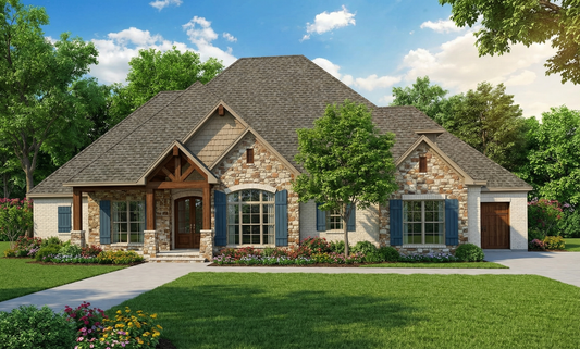 House Plan 1422 Charleston Avenue, Rustic House Plan