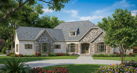 House Plan 1433 Baxley Cove, European House Plan