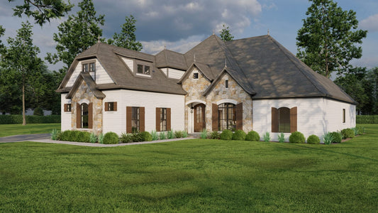 House Plan 1448 Auburn Cove, European House Plan