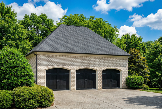 Garage Plan 1491 3-Car Garage-Arched Doors, Garage & Pool House Plan