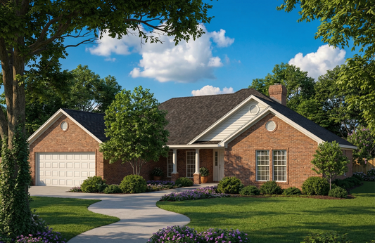 House Plan 205 Mockingbird Lane, Traditional House Plan