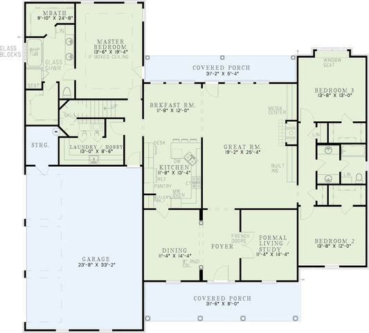 House Plan 223 Hickory Place, Country House Plan