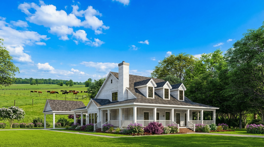 House Plan 320 Gilliam Acres, Farmhouse House Plan