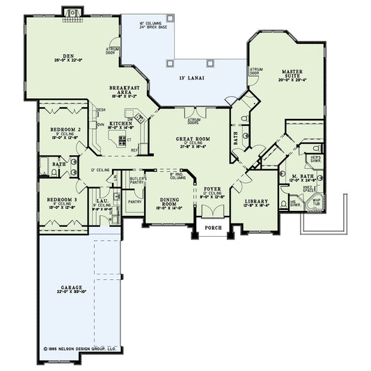 House Plan 386 Dogwood Avenue, Modern House Plan