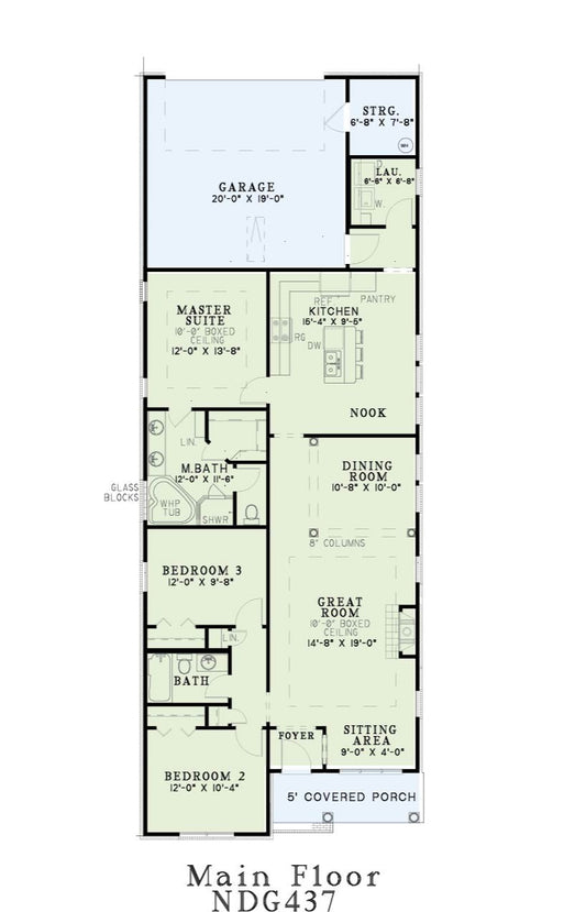 House Plan 437 Elm Street, Traditional House Plan
