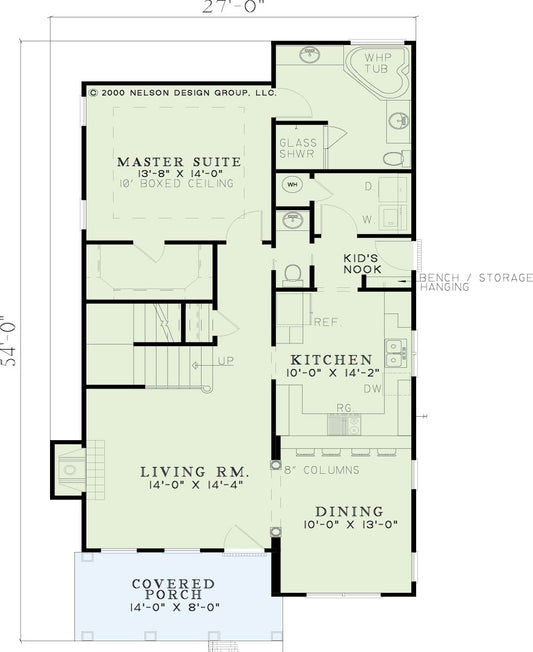 House Plan 445 Quail Drive, Classical House Plan