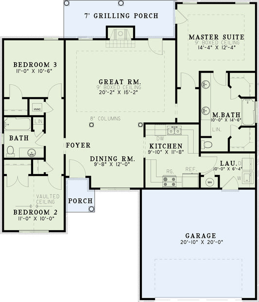 House Plan 473 Hannah Lane, Traditional House Plan