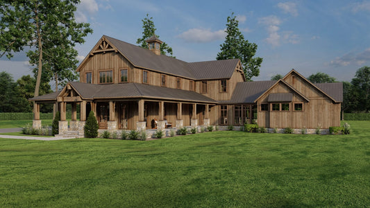 House Plan 5415 Timberland Ranch, Rustic House Plan