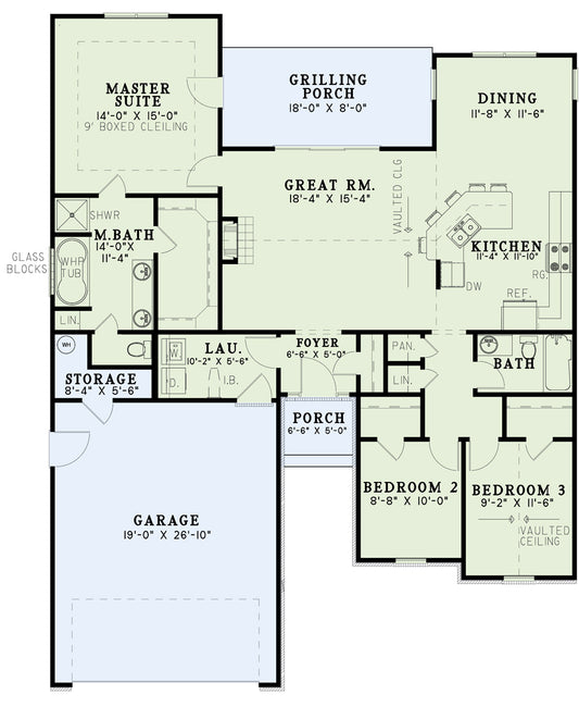 House Plan 581 Spruce Street, Traditional House Plan