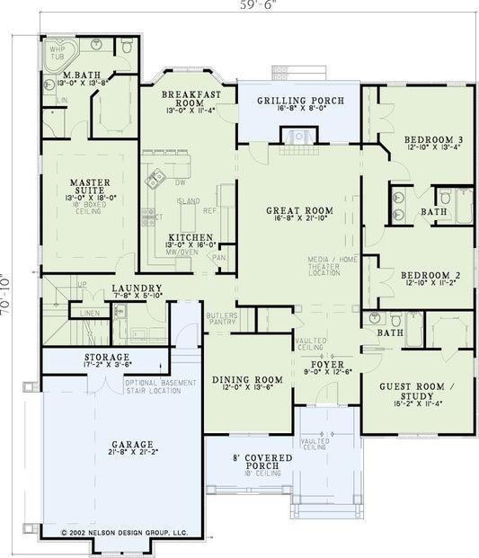 House Plan 615 Thomas Road, Traditional House Plan