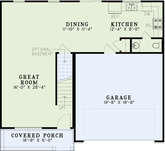 House Plan 637 Burlington Cove, Affordable House Plan