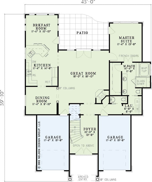 House Plan 684 Maynard Drive, Arts and Crafts House Plan