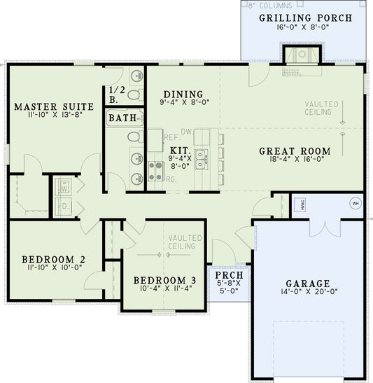 House Plan 685 Spruce Street, Affordable House Plan
