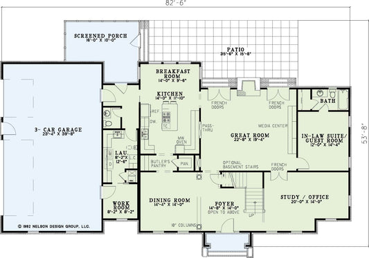 House Plan 694 Armodius, French Classical House Plan