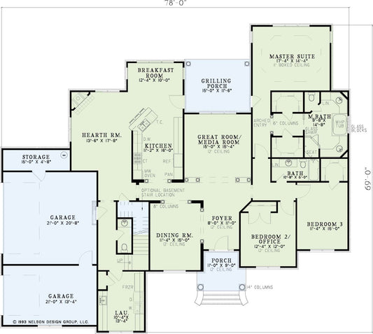 House Plan 717 Birchwood Lane, Traditional House Plan