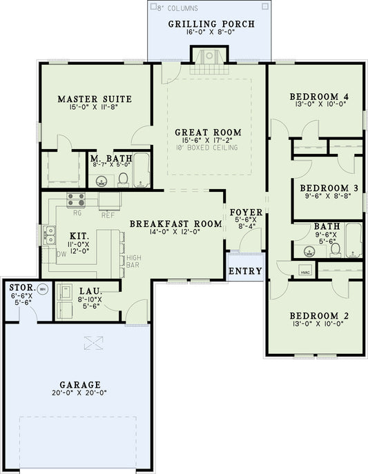 House Plan 756 Geary Lane, Affordable House Plan