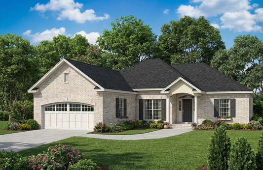 House Plan 825 Woodland Drive, Stone-And-Brick House Plan