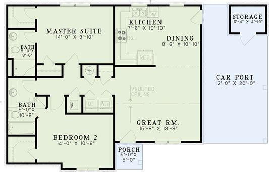 House Plan 871 Bethany, Affordable House Plan