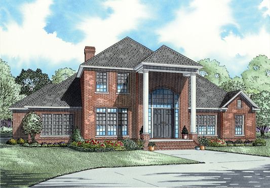 House Plan 875 Cherry Street, Classical House Plan