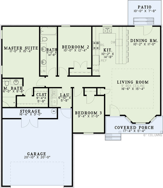 House Plan 881 MacIntosh, Affordable House Plan