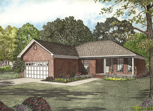 House Plan 881 MacIntosh, Affordable House Plan