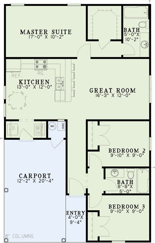 House Plan 883 Dixon Lane, Affordable House Plan