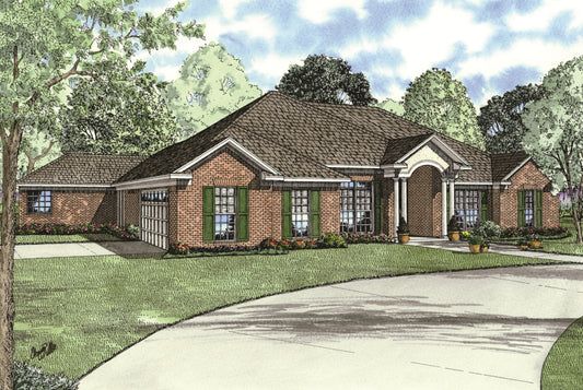 House Plan 886 Cherry Street, Traditional House Plan