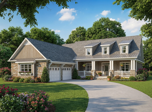 House Plan 953 Ambrose Boulevard, Farmhouse House Plan