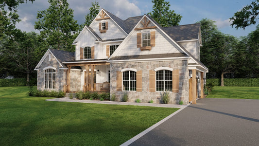 House Plan 983B Annabel Cove, Heritage House Plan