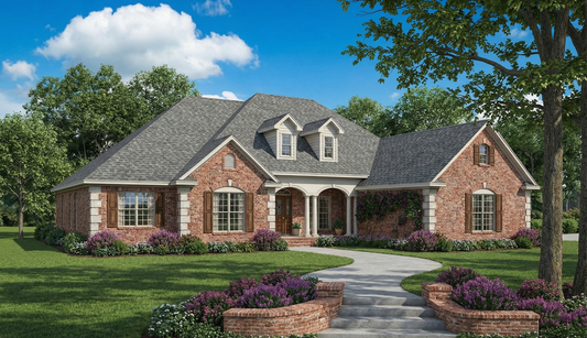 House Plan 999 The Lawrence, French Traditional House Plan