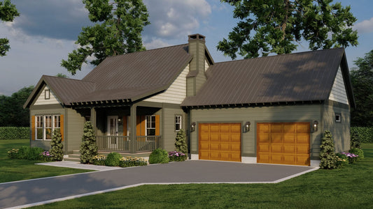 House Plan 1702 Whispering Falls, Rustic House Plan