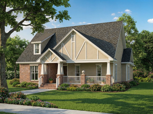 House Plan 596 Elm, Arts and Crafts House Plan - Nelson Design Group