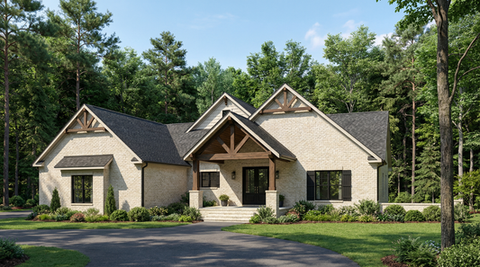 House Plan 1021 Ridgewood Cove, Craftsman Bungalow House Plan - Nelson Design Group