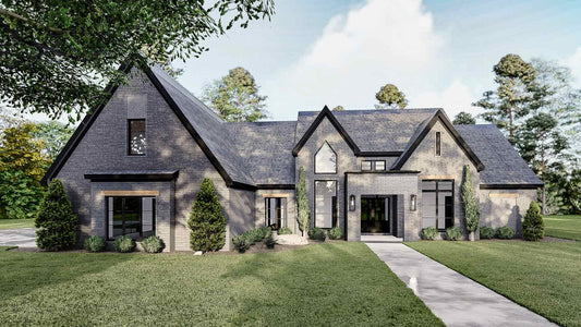 House Plan 2003 The Mason, European House Plan