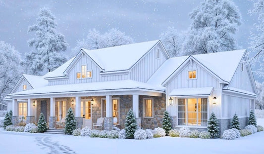 Modern Farmhouse Plan, Homestead Retreat 5457